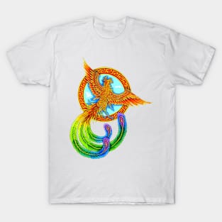 Vermilion Bird Rainbow Phoenix T-Shirt